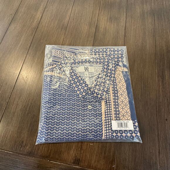 Urban Necessities UN Geo Button Up (Marina) Mens Size Large - Picture 5 of 7